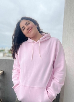 Buzo liso Frizza invisible Premium Rosa