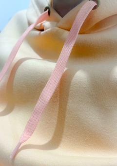 Buzo liso Frizza invisible Premium Naranja Pastel - Trebol indumentaria