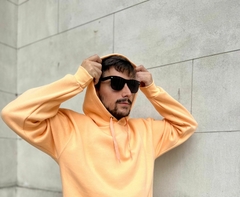 Buzo liso Frizza invisible Premium Naranja Pastel
