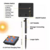Guirnalda Solar Navidad 100 Leds Jardin Arboles Luz Calida en internet