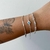 Pulseira laminada torcidinha - comprar online
