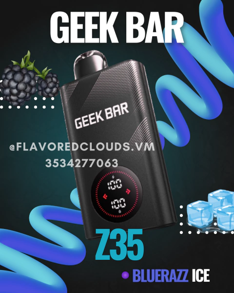 GEEK BAR Z35000 BLUE RAZZ ICE - comprar online