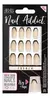 UÑAS NAIL ADDICT ECCO FRENCH NOIR ARDELL