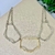 Colar feminino orgânico grande mix folheado - comprar online