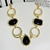 Colar feminino minimalista resinado folheado - comprar online
