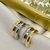 Brinco meia argola mix de cores - comprar online