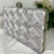 Bolsa clutch de festa cetim fecho metal - comprar online