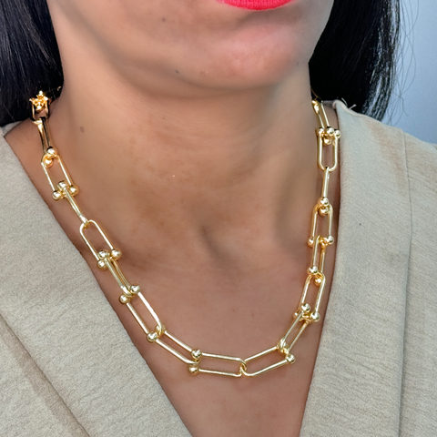 Colar inspiração verniz italiano