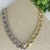 Colar correntaria mix folheado - comprar online