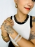 Colar choker feminino aro ondulado - loja online