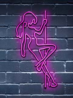 Bailarina pole dance
