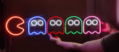 Pacman + 4 fantasmas premium chico