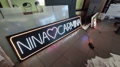 MDF pintado con iluminación neon led - Pikok
