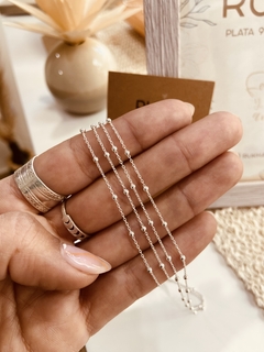 CADENA CLÁSICA CON BOLAS 45 CM