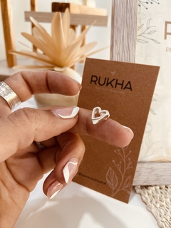 DIJE CORAZÓN ANCHO PASANTE - comprar online