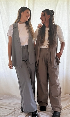 Pantalon Cupro Marron en internet