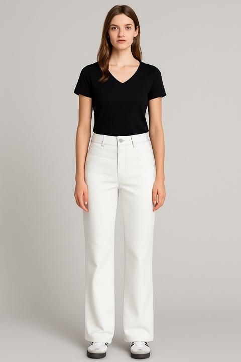 Pantalon Teseo Blanco - comprar online
