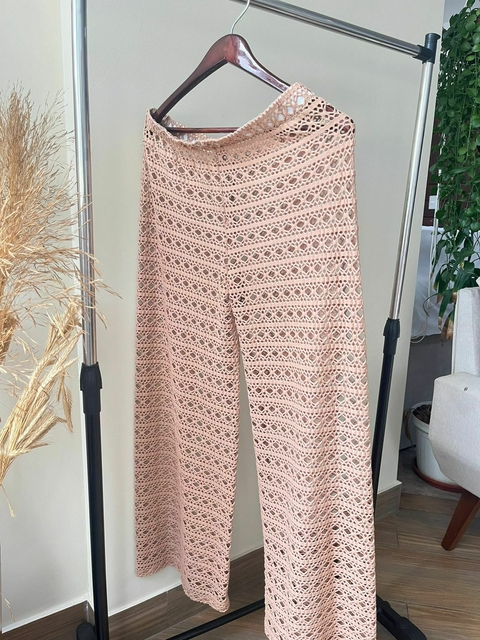 Calça Pantalona - Café