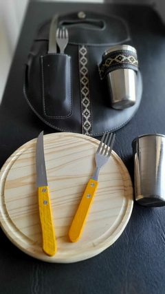 SET DE ASADO COMBINADO CON VASO