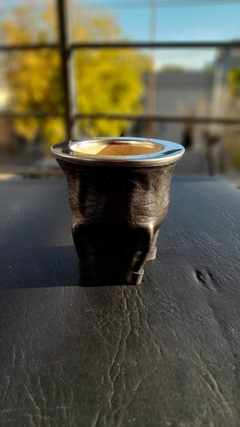 Mate camionero con detalles en cuero
