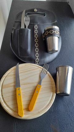 SET DE ASADO COMBINADO CON VASO - comprar online