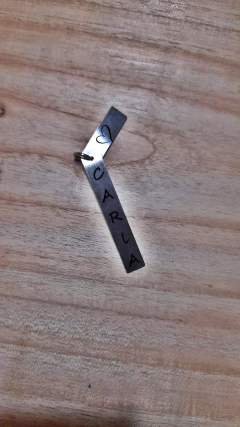 DIJE RECTANGULAR X 2. 7 X 22 MM Y 7 X 42 MM - comprar online