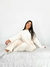 Pijama polar soft blanco - comprar online