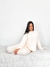 Pijama polar soft blanco - Lubit