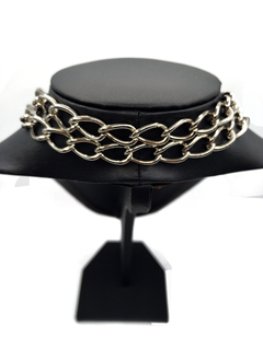 Kinky Love Choker Bdsm Cadenas Channel Con Mosquetones - tienda online