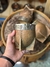Imagen de MATE IMPERIAL CUERO CRUDO VIROLA LISA