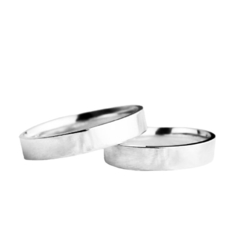 Aliança de Namoro Reta 4mm - comprar online