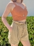 Top Vazado Saibro File Denim - comprar online