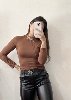 Remera modal gamuzado - tienda online