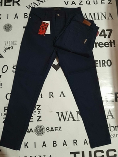 Jean Las Oreiro Azul Marino Chupin