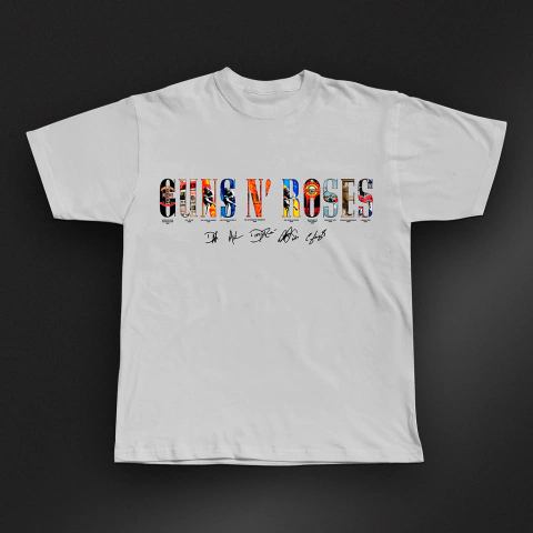 Camisa Guns N´ Roses na internet