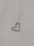 Collar Corazón con strass