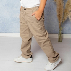 Pantalón baggy visón