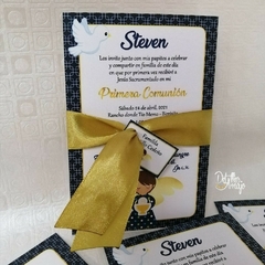 Invitaciones Sin Sobre - Primera Comunión