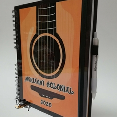 Agendas 1 día por página - INSTRUMENTOS MUSICALES -