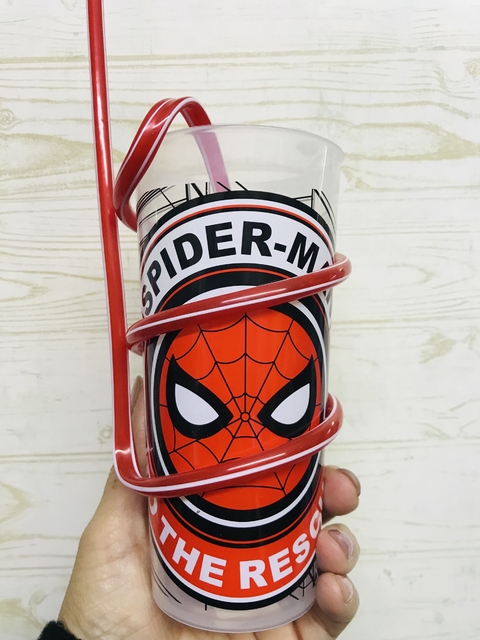 Vaso Spiderman C/Sorbete Alrededor