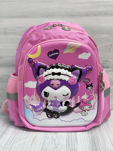 Mochila Kuromi Rosa c/llavero
