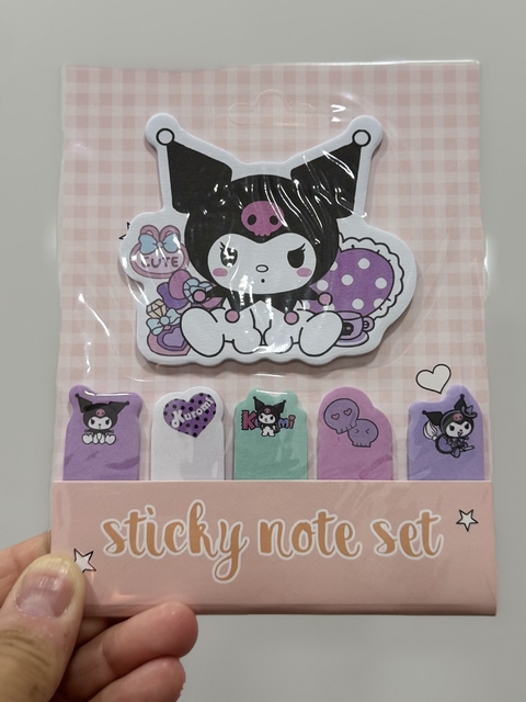 Notas Adhesivas Kuromi Salmón - comprar online