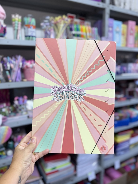 Carpeta 3 Solapas Energia Positiva - comprar online