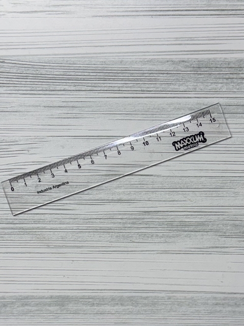 Regla Transparente x15cm - comprar online