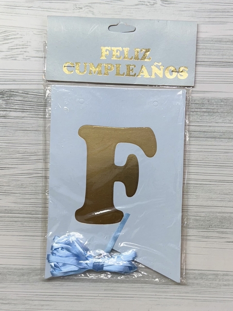 Banderin Feliz Cumple Celeste - comprar online