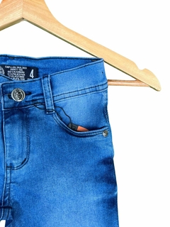 Bermuda infantil clara lisa com pino - comprar online