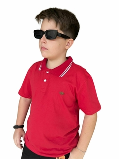 Camiseta polo vermelha