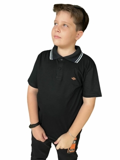 Camiseta polo preta - comprar online