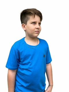 Camiseta azul claro tradicional - comprar online