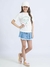 Camiseta infantil menina TENNIS CLUB SAINT TROPEZ - comprar online